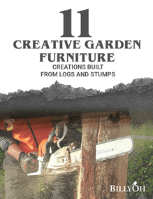 11 Creative Garden Furniture Creations Made of Logs