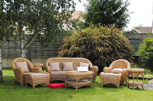 Rattan wicker garden furniture
